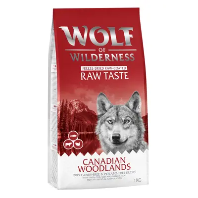 Wolf of Wilderness "Canadian Woodlands" with Beef, Cod & Turkey - Grain Free - 1kg