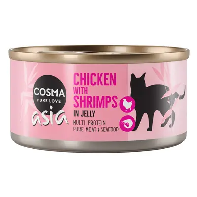 24 x 170g Cosma Asia in Jelly Wet Cat Food - 20 + 4 Free! * - Chicken with Shrimps (24 x 170g)