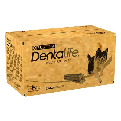 PURINA Dentalife Daily Dental Care Snacks for Medium Breed Dogs (12-25kg) - 84 Sticks (28 x 69g)