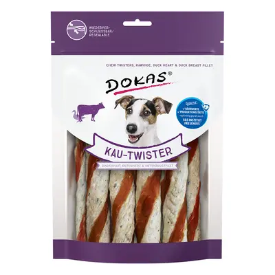 Dokas Chew Twisters - Saver Pack: Beef Hide, Duck Hearts & Duck Breast Fillets (4 x 200g)