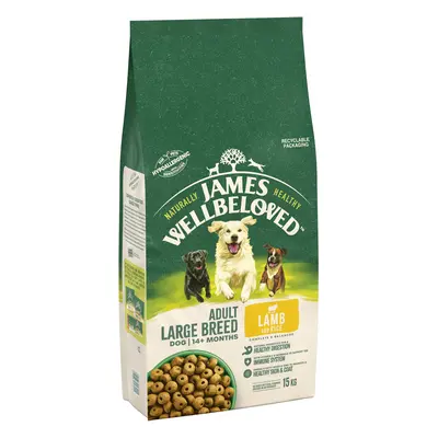 James Wellbeloved Adult Large Breed Hypoallergenic Lamb & Rice - 15kg