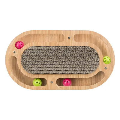 Trixie scratching pad with wooden frame, oval - L 46 x W 25 x H 4 cm