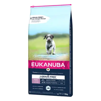 Eukanuba Grain-Free Large Breed Puppy with Ocean Fish - 12kg