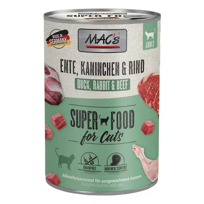 MAC's Cat 6 x 400g - Duck, Rabbit & Beef