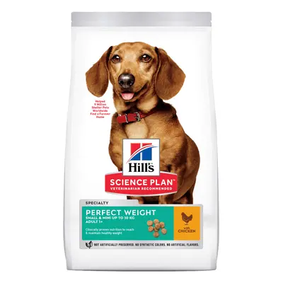 Hill's Science Plan Adult 1+ Perfect Weight Small & Mini with Chicken - 6kg