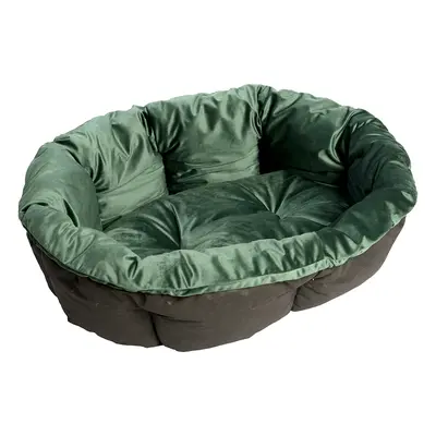 Ferplast Green Velvet Sofa Cover for Siesta Deluxe Dog Basket - Size 10: 96 x 71 x 32 cm (L x W 