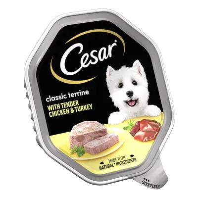 Cesar Classic Trays 14 x 150g - Chicken & Turkey