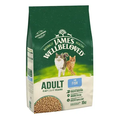 James Wellbeloved Adult Cat Hypoallergenic Fish & Rice - Economy Pack: 2 x 10kg