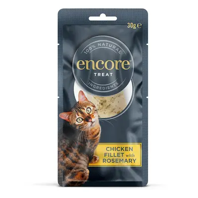 Encore Cat Treat Chicken Fillet with Rosemary - Saver Pack: 6 x 30g