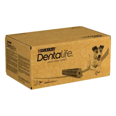 PURINA Dentalife Daily Dental Care Snacks for Small Breed Dogs (7-12kg) - 108 Sticks (36 x 49g)