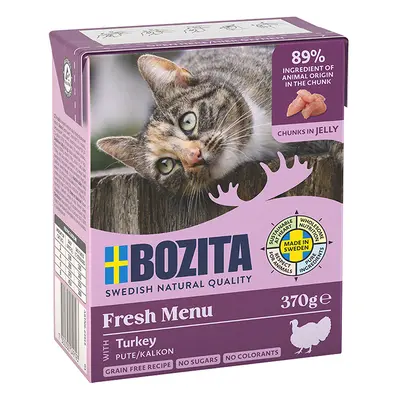 Bozita Chunks in Jelly Saver Pack 18 x 370g - Turkey