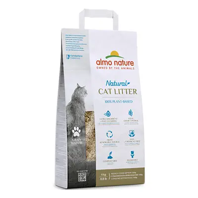 Almo Nature Natural Grainy Cat Litter - 4 kg