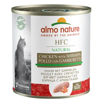 6 x 280g Almo Nature HFC Wet Cat Food - 5 + 1 Free! * - Chicken & Shrimps (6 x 280g)