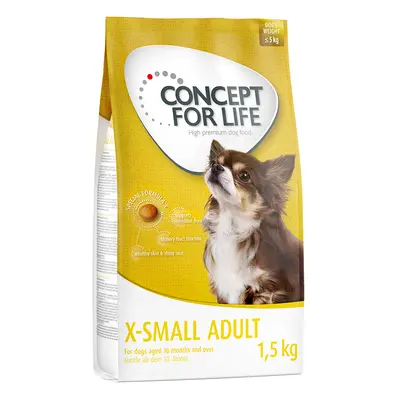 1kg/1.5kg Concept for Life Dry Dog Food - Special Price! * - X-Small Adult (1.5kg)