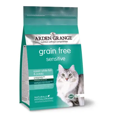 Arden Grange Sensitive Ocean White Fish & Potato - Adult Cat - 2kg