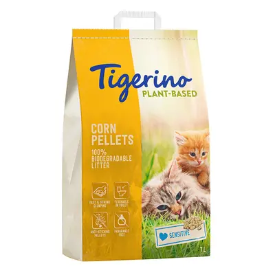 Tigerino Plant-Based Litter Corn Pellets - Sensitive (Unscented) - 7l