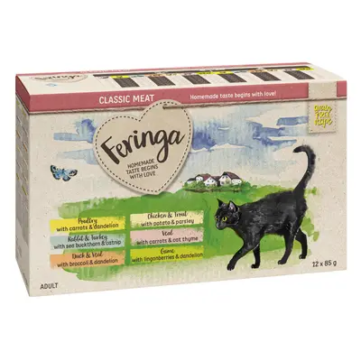 12 x 85g Feringa Classic Meat Menu Wet Cat Food - £5 Off! * - Mixed Pack II (12 x 85g)