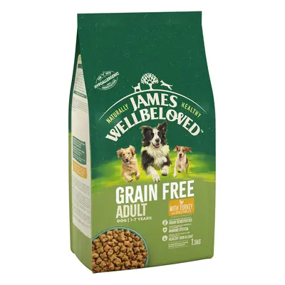 James Wellbeloved Grain Free Adult Dog Hypoallergenic Turkey & Vegetables - 1.5kg