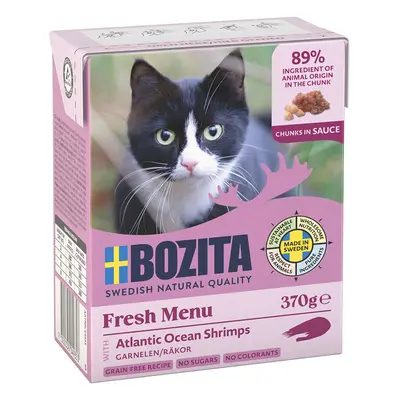 12 x 370g Bozita Tetra Wet Cat Food - 20% Off! * - Shrimps Chunks in Sauce (12 x 370g)