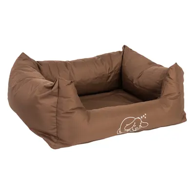 Strong & Soft Dog Bed - Brown - 96 x 70 x 22cm (L x W x H)