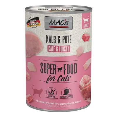 MAC's Cat 6 x 400g - Veal & Turkey