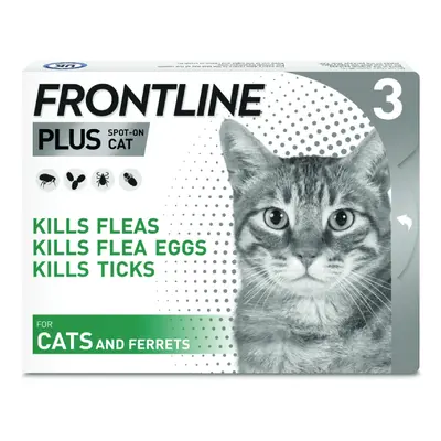 FRONTLINE® Plus Spot On for Cats - 3 pipettes x 0.5ml