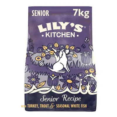 Lily's Kitchen Senior Dry Dog Food - Turkey & Trout - Economy Pack: 2 x 7kg