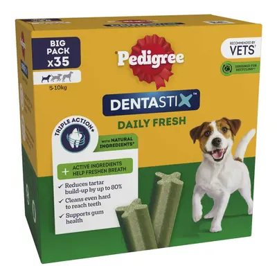 Pedigree Dentastix Fresh - Daily Oral Care for Small Dogs (5-10kg) - 140 Sticks