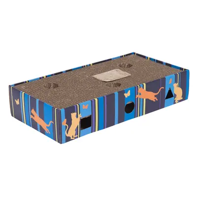 Scratch and Play Cardboard Cat Furniture - 45.5 x 24 x 9.3 cm (L x W x H)