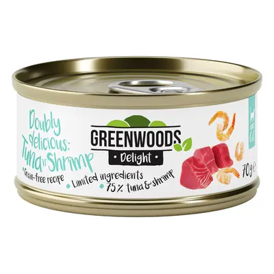 Greenwoods Delight Tuna Fillet with Shrimps - Saver Pack: 24 x 70g