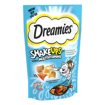 Dreamies Shakeups - Seafood Celebrations - Saver Pack: 3 x 55g