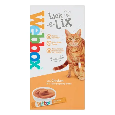 Webbox Lick-e-Lix - Chicken - Saver Pack: 25 x 15g