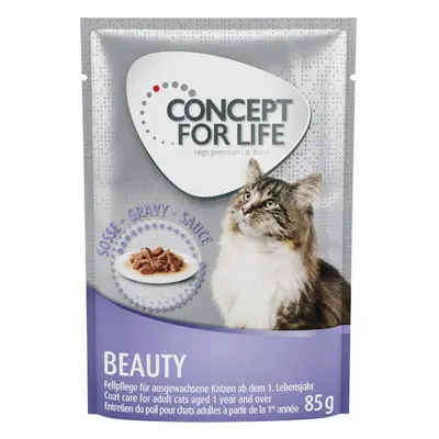 24 x 85g Concept for Life Wet Cat Food - 20 + 4 Free! * - Beauty – in Gravy (24 x 85g)