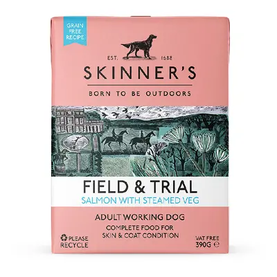 Skinner's Field & Trial Adult Salmon with Steamed Veg - 18 x 390g