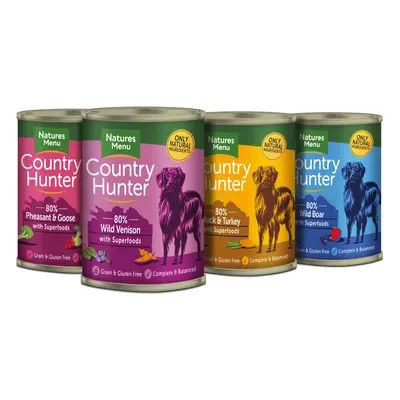 Natures Menu Country Hunter Game Meat Selection Cans - 12 x 400g