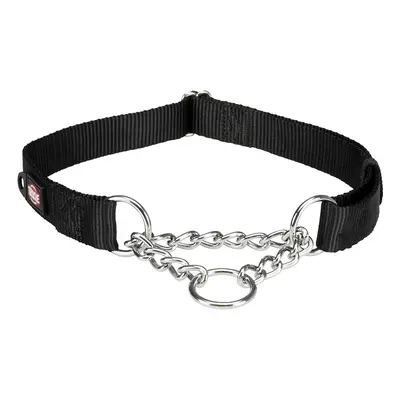 Trixie Premium Pull Stop Dog Collar - Black - Size L–XL: 45–70cm neck circumference, 25mm (W)