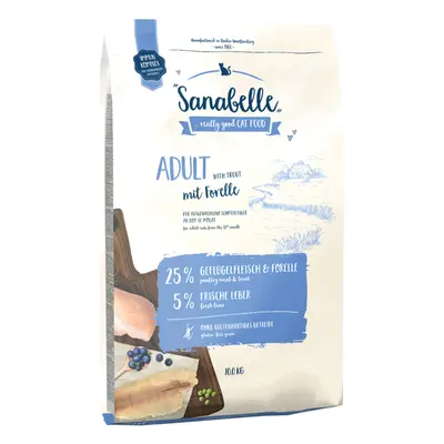 Sanabelle Dry Cat Food Economy Packs 2 x 10kg - Adult with Trout