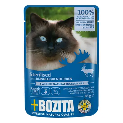 Bozita Sterilised Chunks in Sauce 12 x 85g - Reindeer