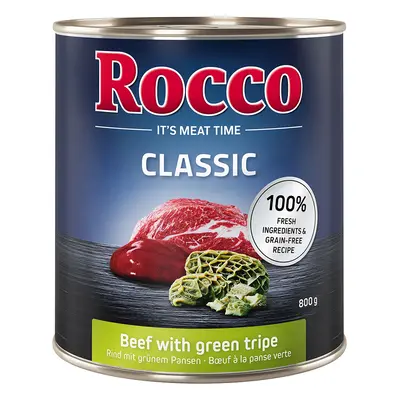 24 x 800g Rocco Classic Wet Dog Food - Special Price! * - Beef with Green Tripe (24 x 800g)