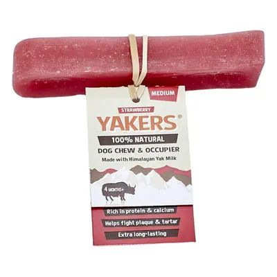 Yakers Dog Chew - Medium with Strawberry - 1 Treat