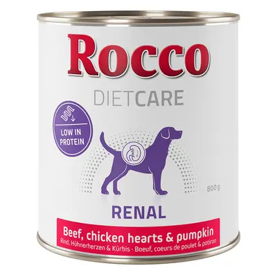 Rocco Diet Care Renal - Beef with Chicken Hearts & Pumpkin - 6 x 800g