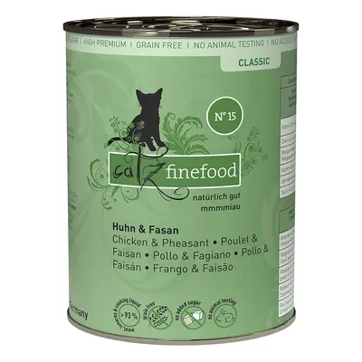 Catz finefood Can 6 x 400g - Chicken & Pheasant