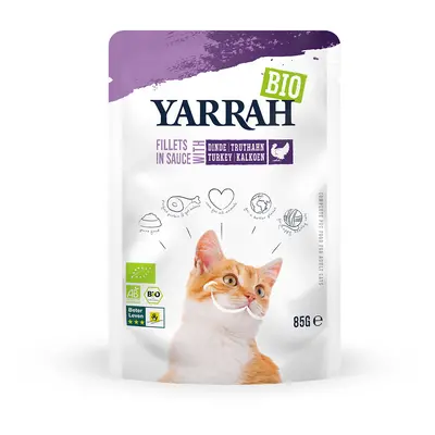 Yarrah Organic Fillets in Sauce – Saver Pack 28 x 85g - With Turkey