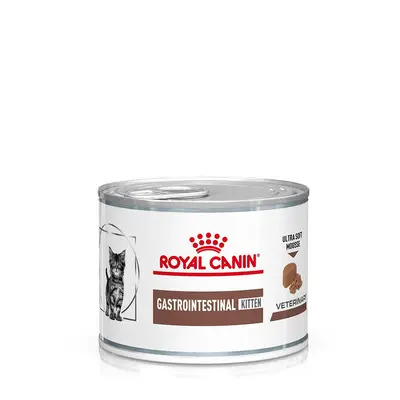 Royal Canin Veterinary Cat - Kitten Gastrointestinal Ultra Soft Mousse - Saver Pack: 24 x 195g