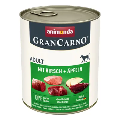 Animonda GranCarno Original Adult 6 x 800g - Venison & Apple