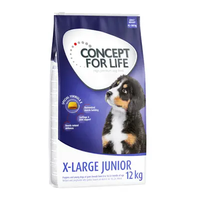 12kg Concept for Life Dry Dog Food - 10 + 2kg Free! * - X-Large Junior (12kg)