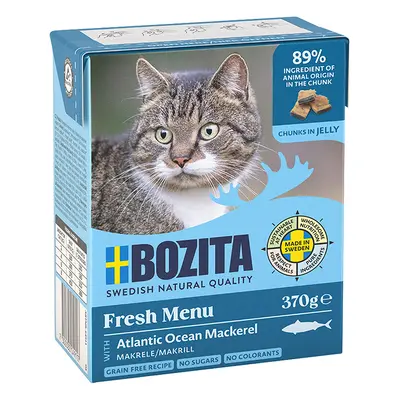 Bozita Chunks in Jelly Mega Pack 36 x 370g - Mackerel