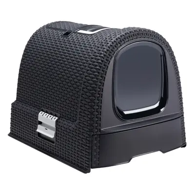 Eco-Friendly Curver Cat Litter Tray - Anthracite