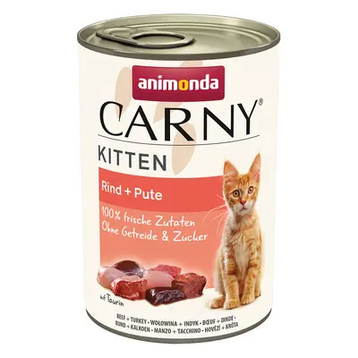 Animonda Carny Kitten 12 x 400g - Beef & Turkey