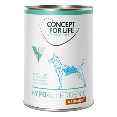 6 x 400g Concept for Life Veterinary Wet Dog Food - Special Price! * - Hypoallergenic - Kangaroo